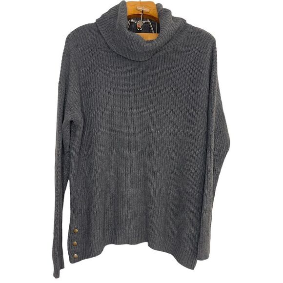 Lauren Ralph Lauren Ribbed Cable Knit Navy Blue Cotton Sweater Sz: XL - Picture 1 of 3